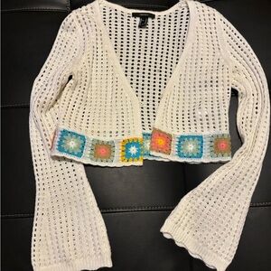 Women's Crochet Cardigan Sweater